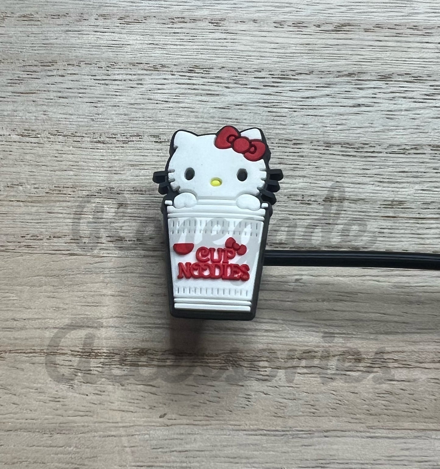 Straw Topper - HK Cup Of Noodles