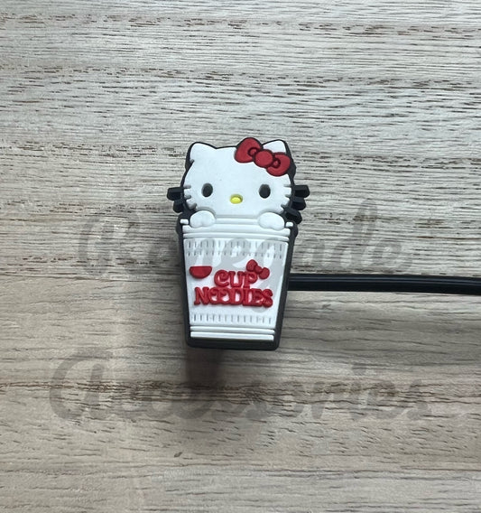 Straw Topper - HK Cup Of Noodles