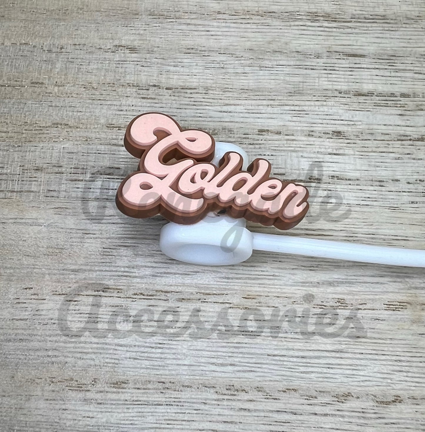 Straw Topper - Golden