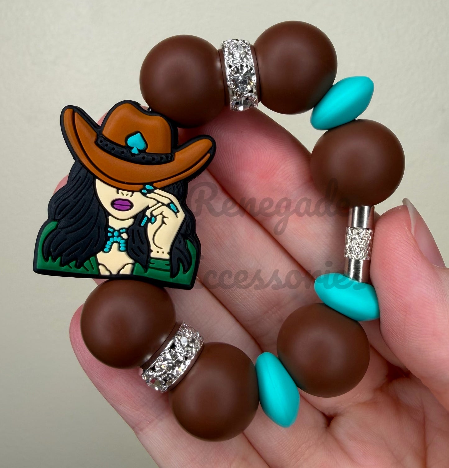Silicone Charm - Cowgirl