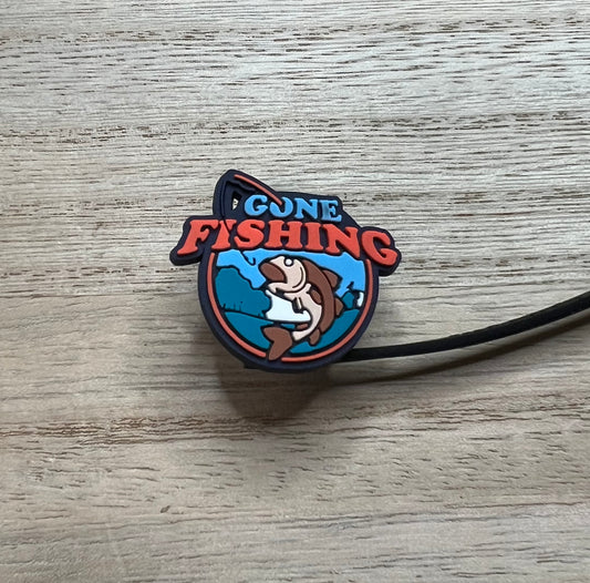 Straw Topper - Gone Fishing