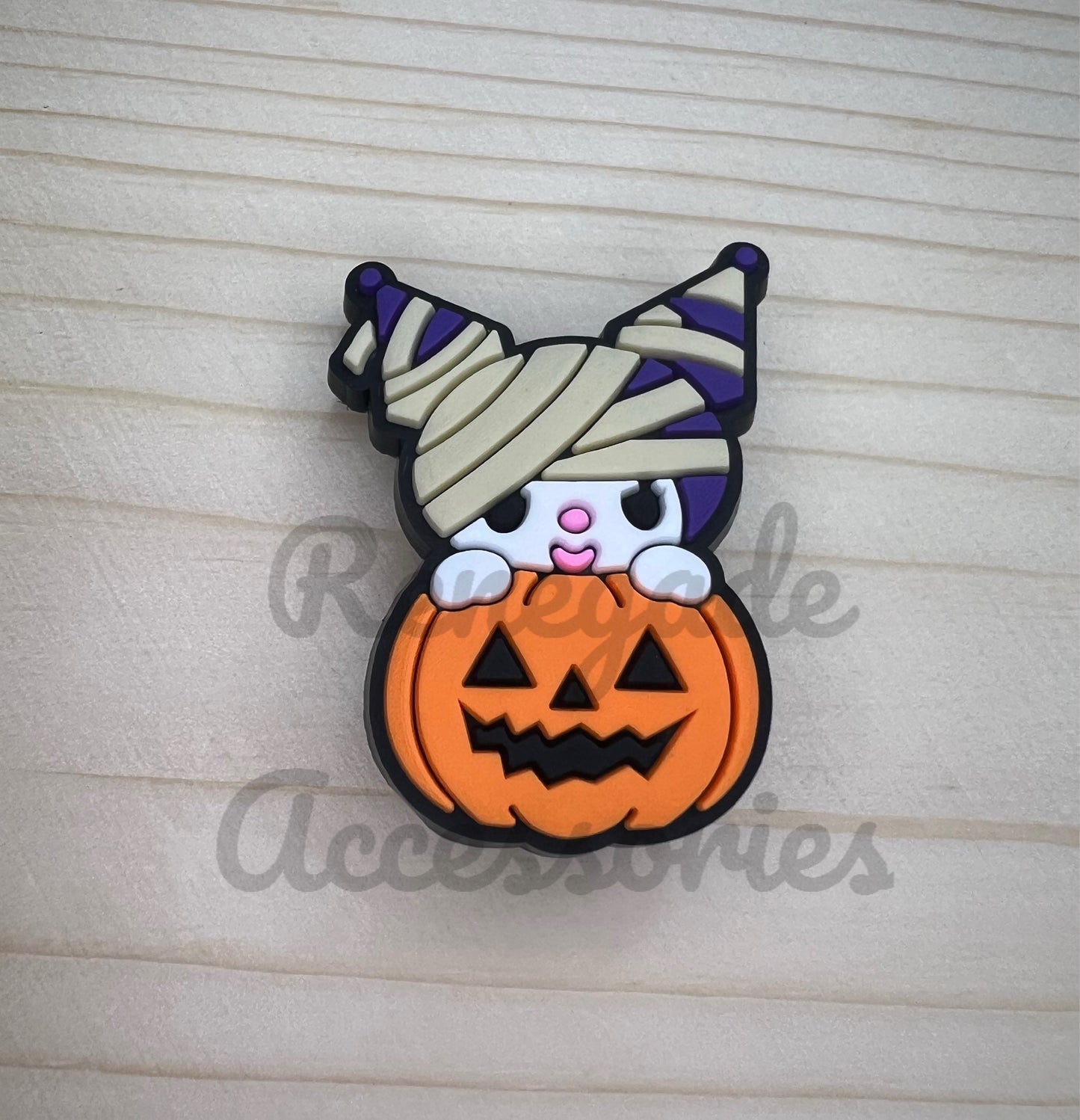 Croc Charm - HK Kuro Pumpkin