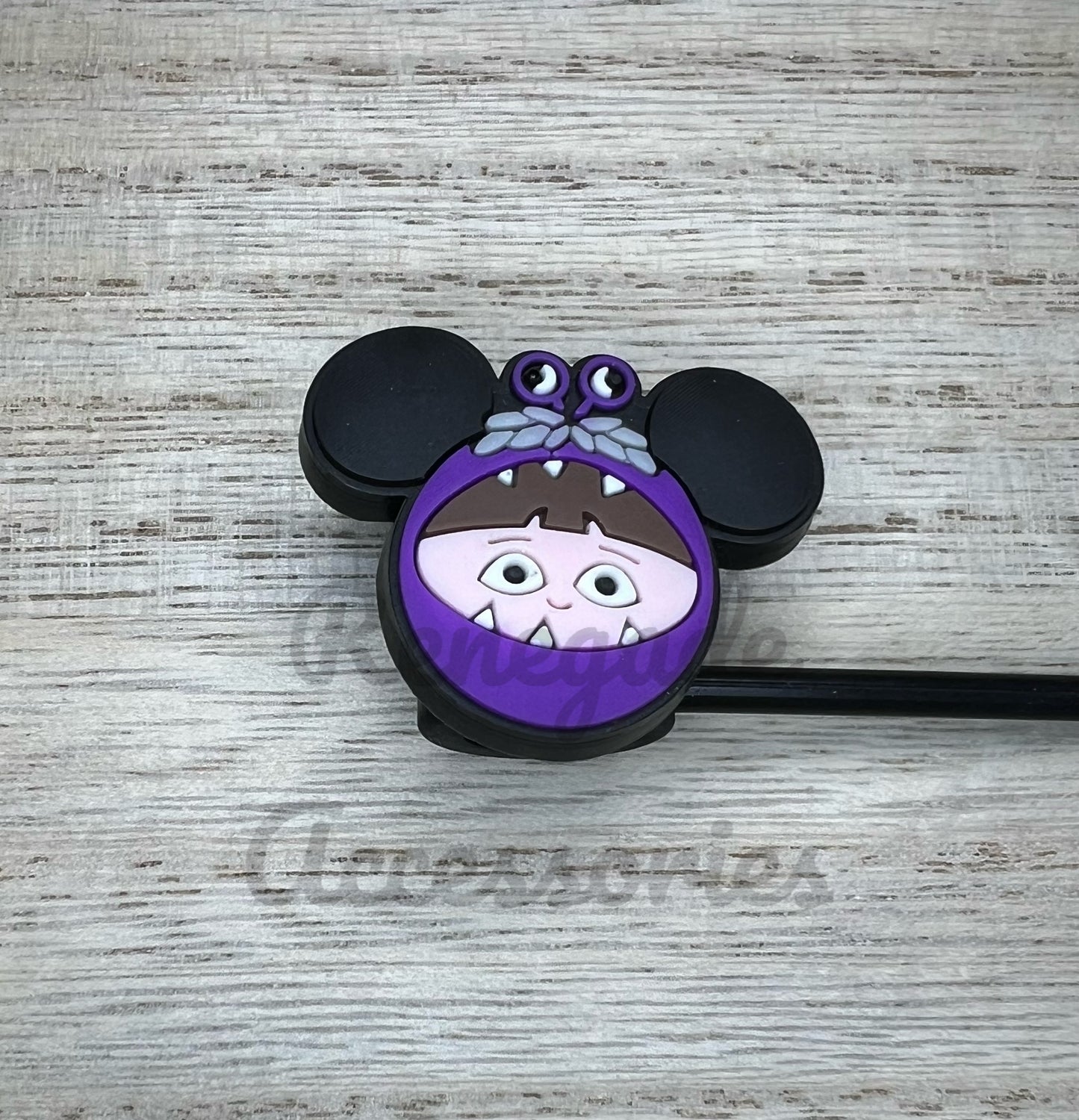 Straw Topper - Monsters Character Girl Mouse Ears
