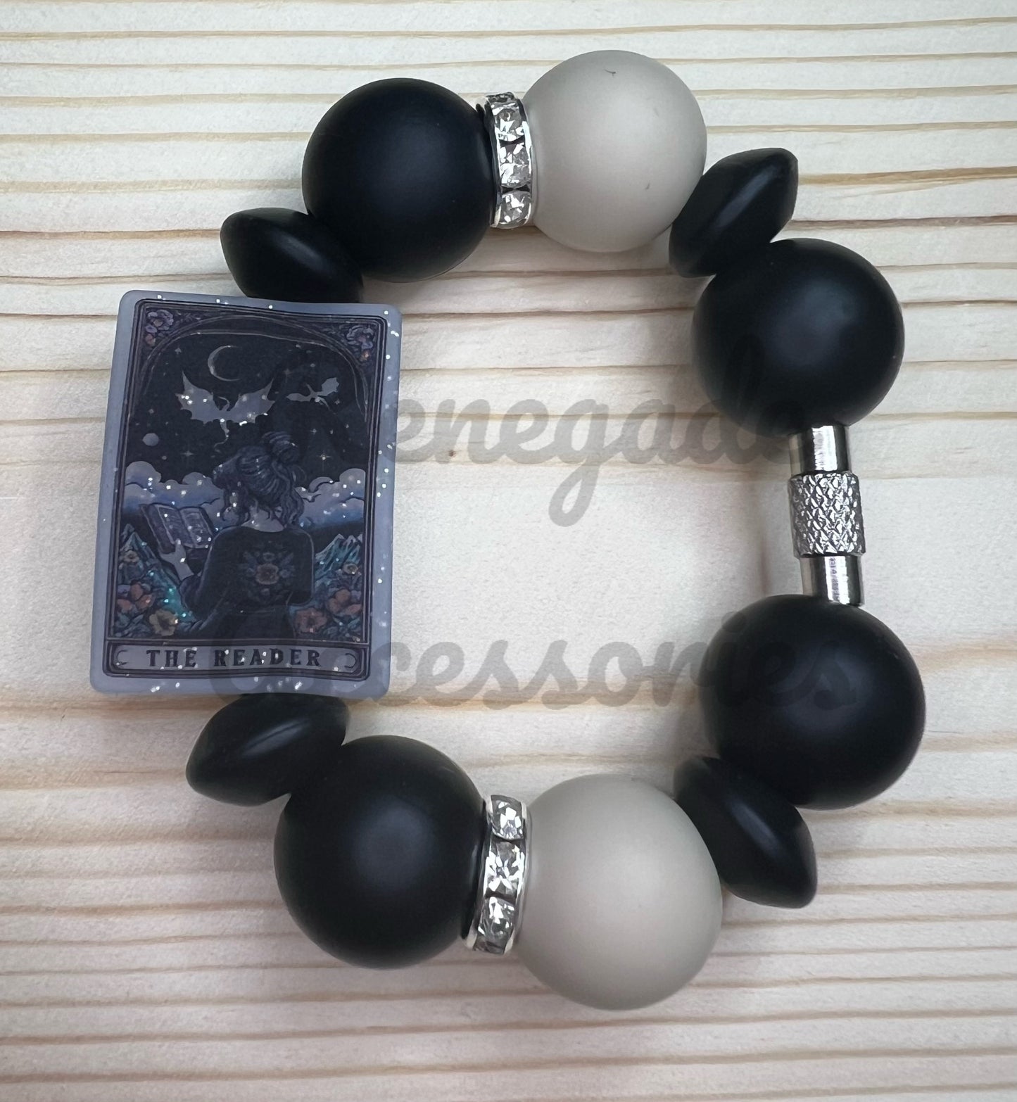 Silicone Charm - The Reader Tarot - Books