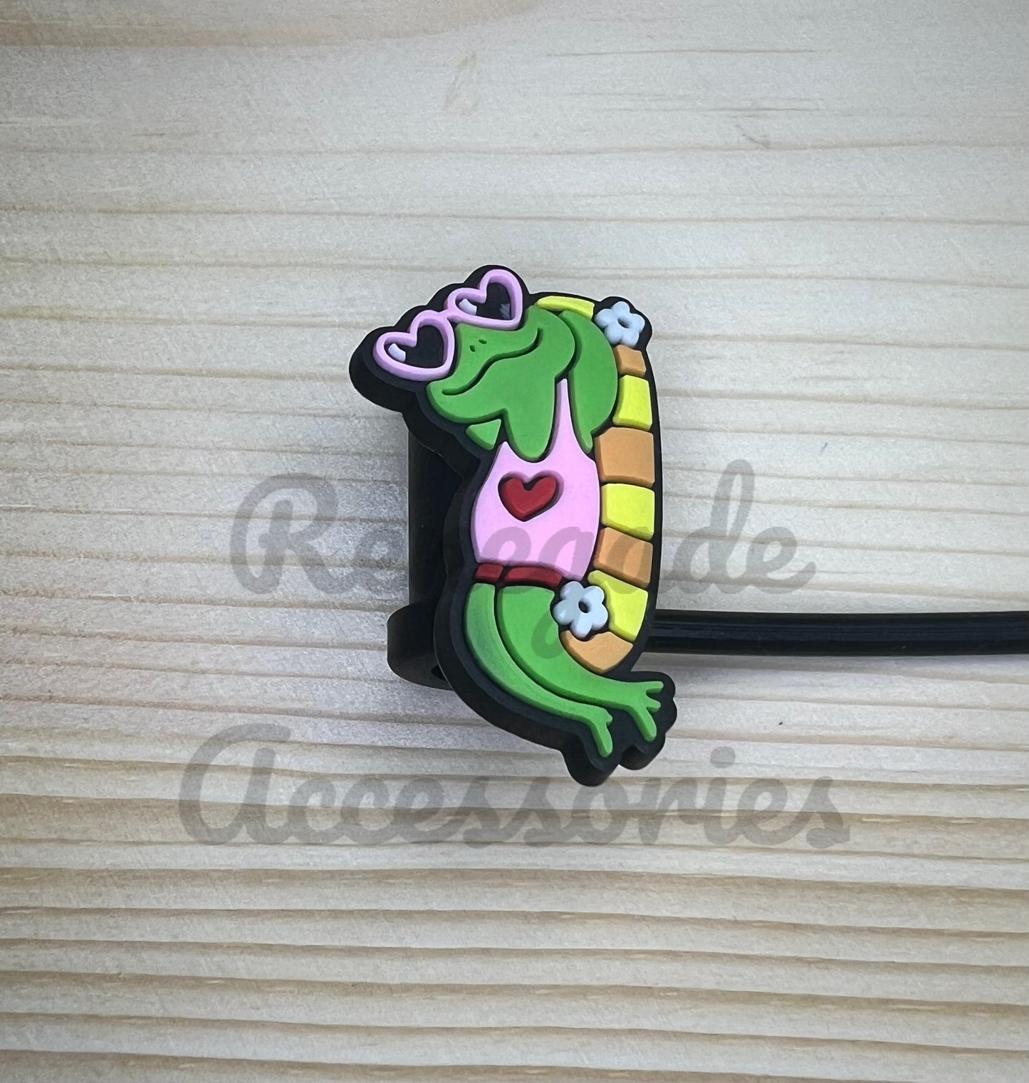 Straw Topper - Frog Floatie