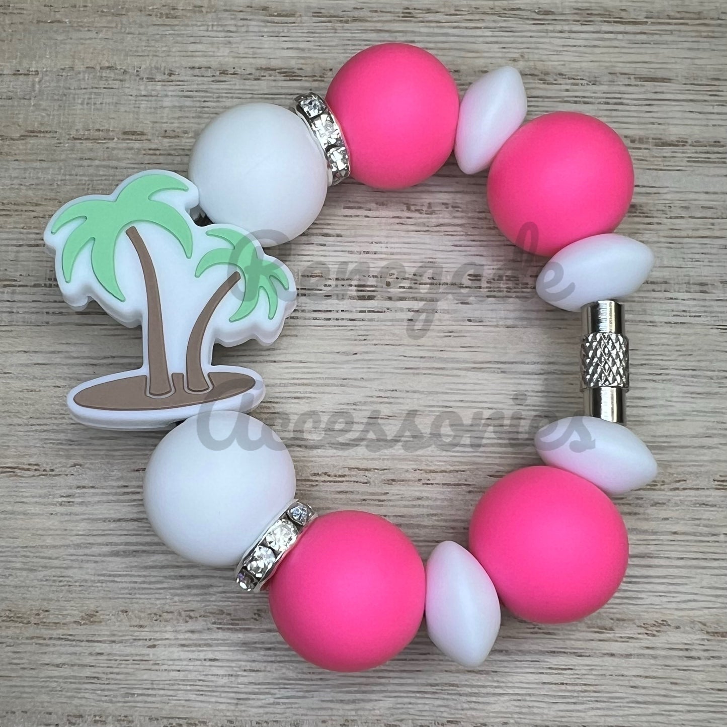 Silicone Charm - Palm Trees