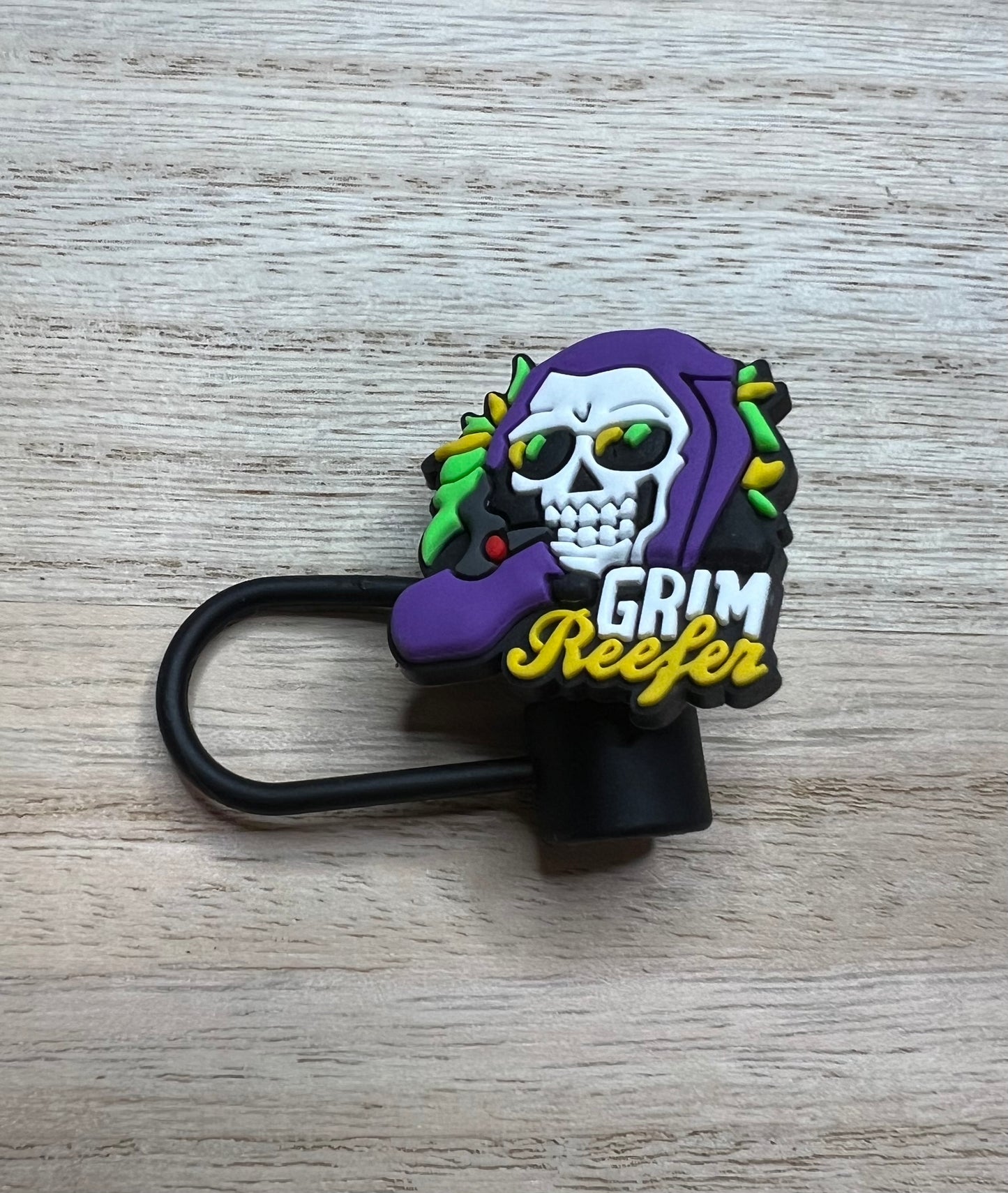 Straw Topper - Grim Reefer 420