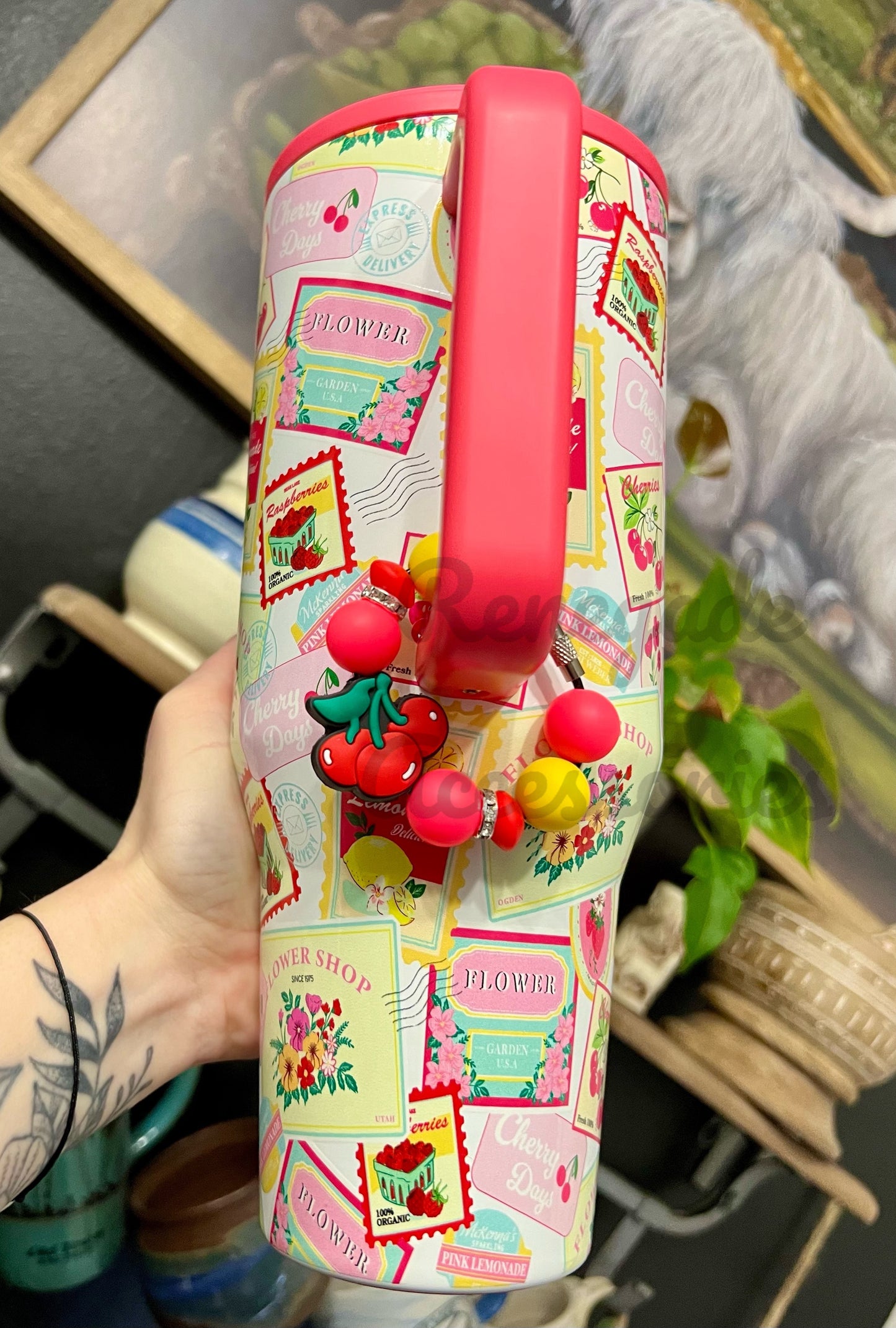 Silicone Charm - Cherry - Farmers Market