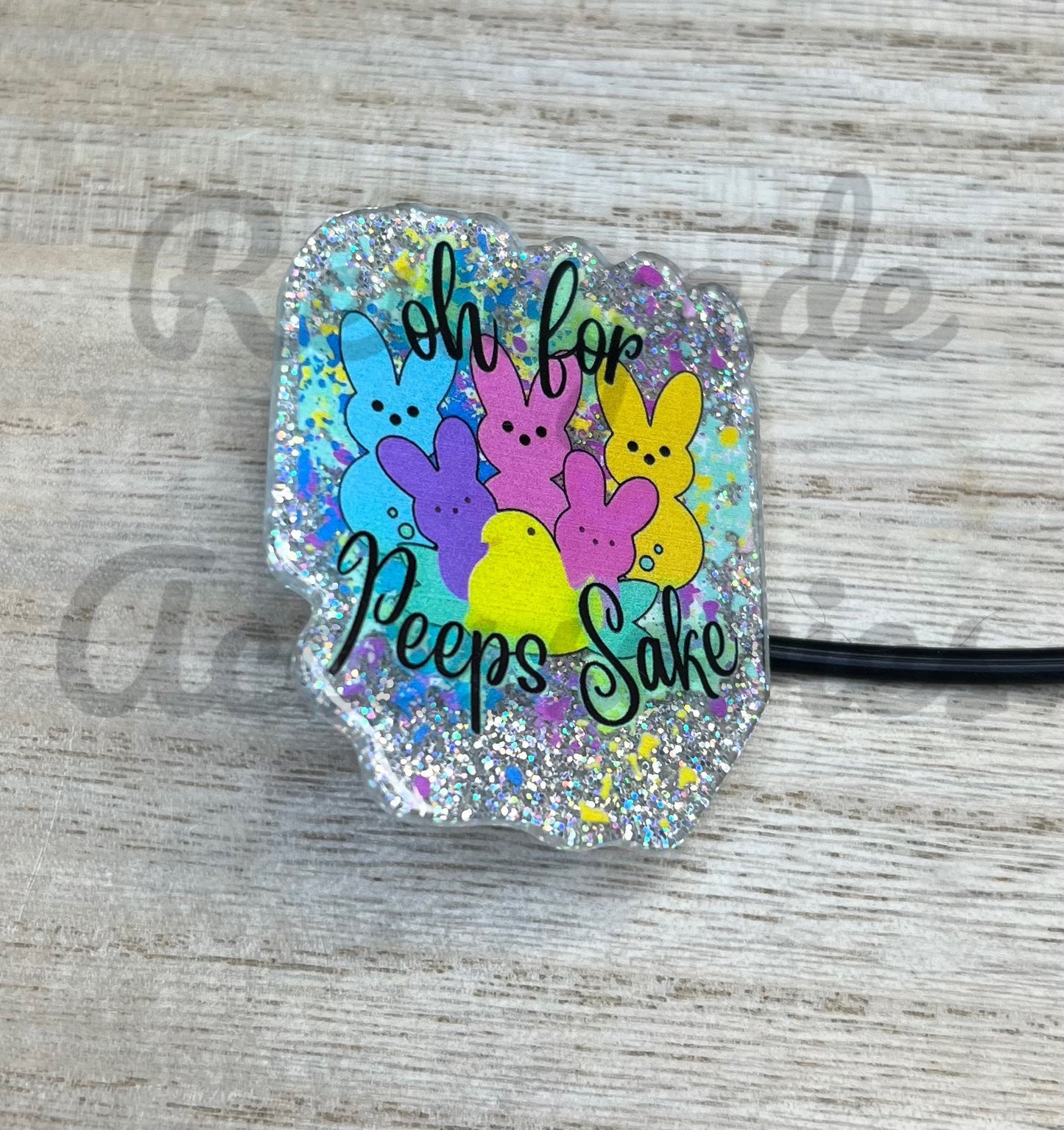 Straw Topper - Acrylic - Oh For Peeps Sake