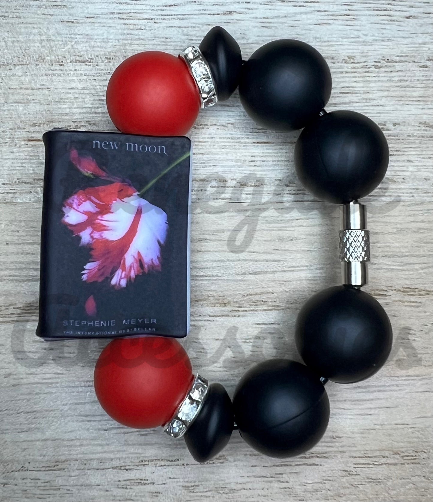 Silicone Charm - Twilight Book - New Moon