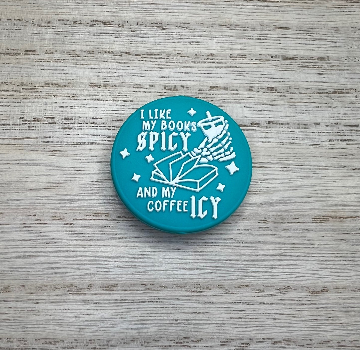 Focal Bead - Books Spicy & Coffee Icy