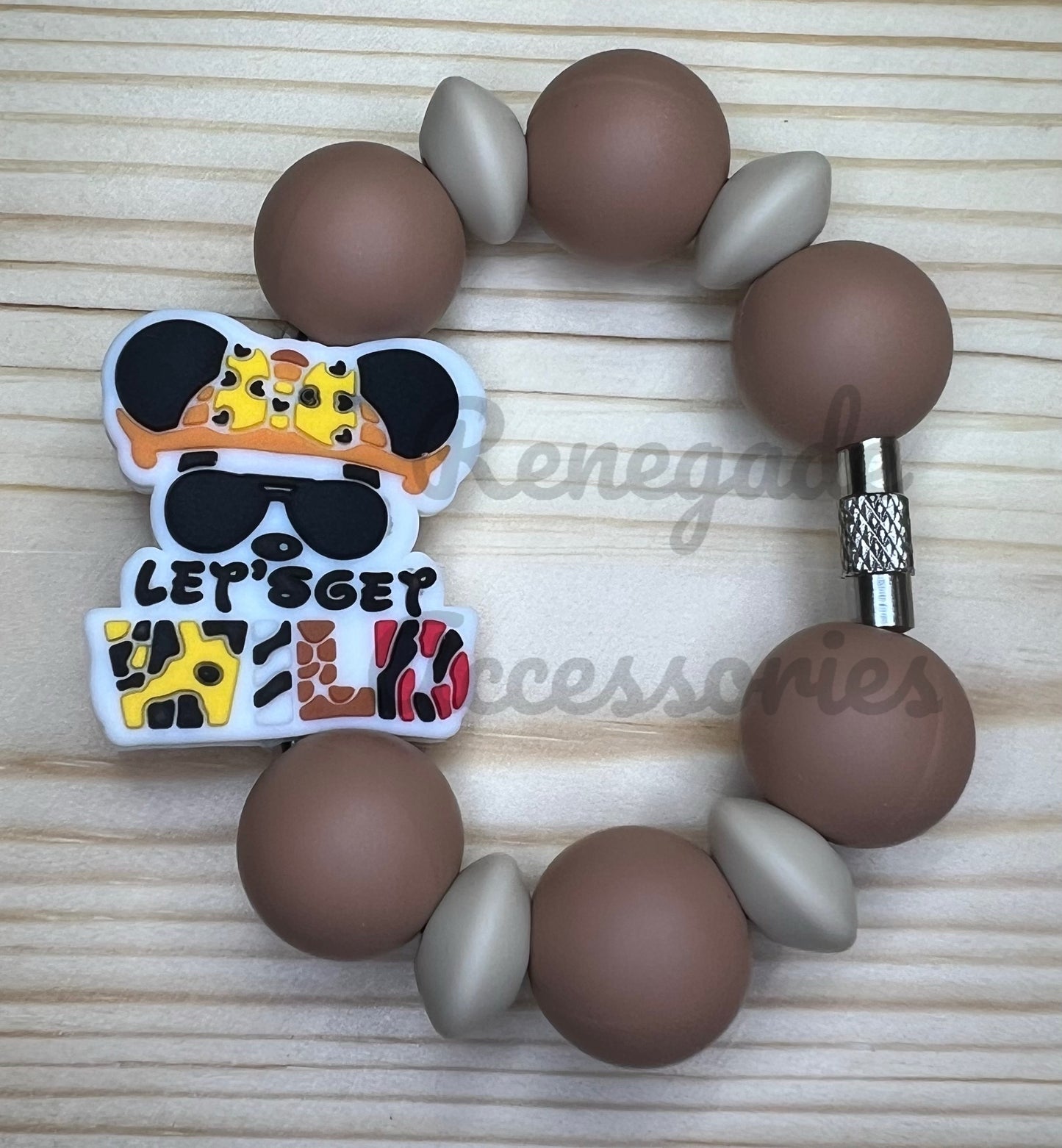 Silicone Charm - Lets Get Wild Mouse Ears