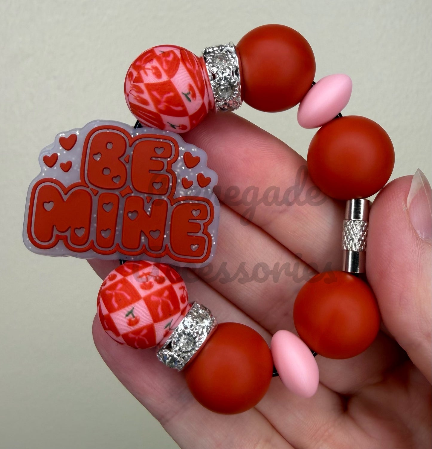 Silicone Charm - Be Mine