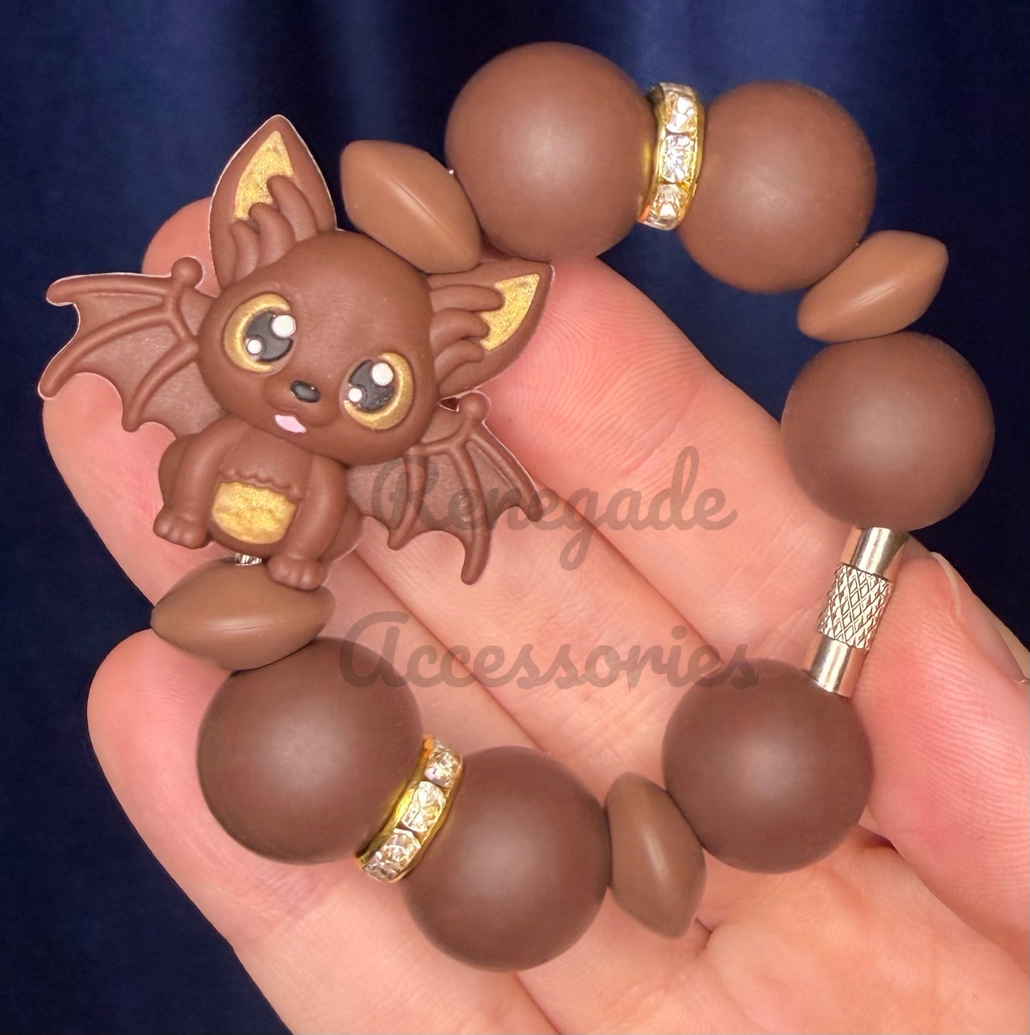 Silicone Charm - Bat