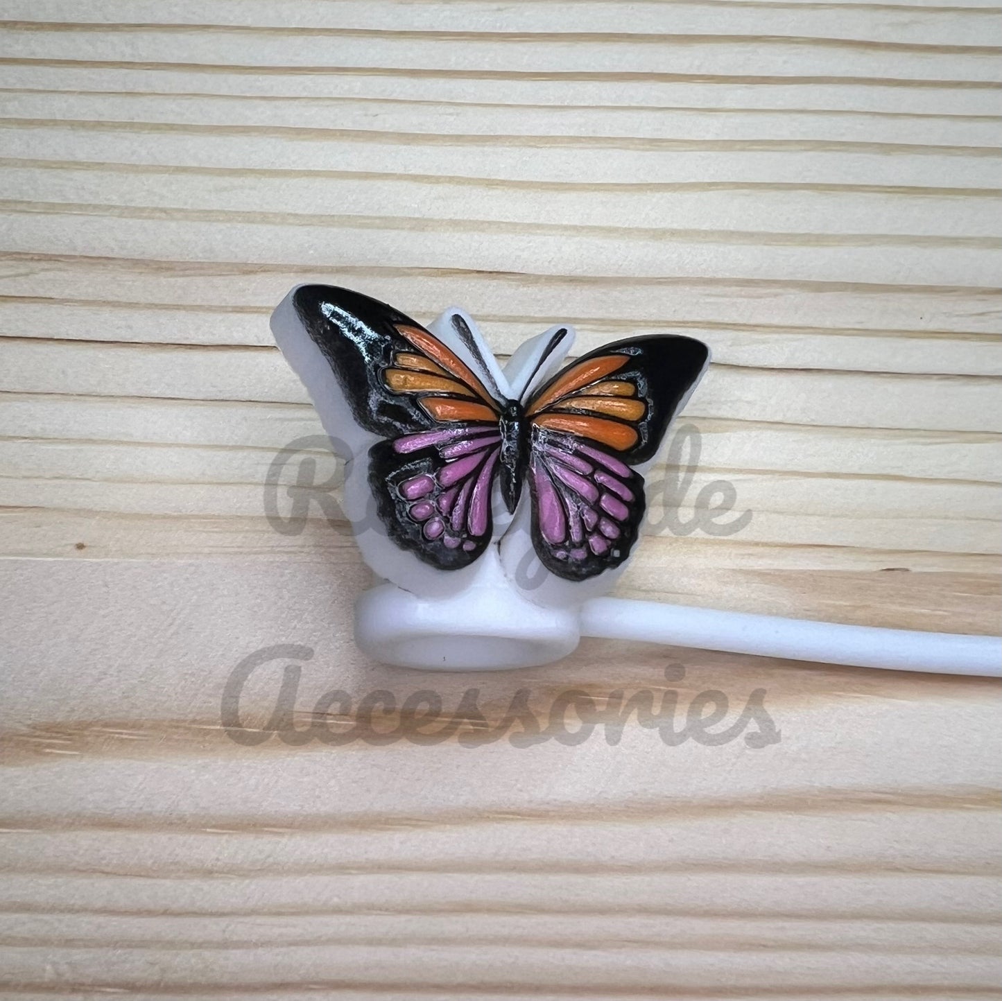 Straw Topper - Sunset Butterfly