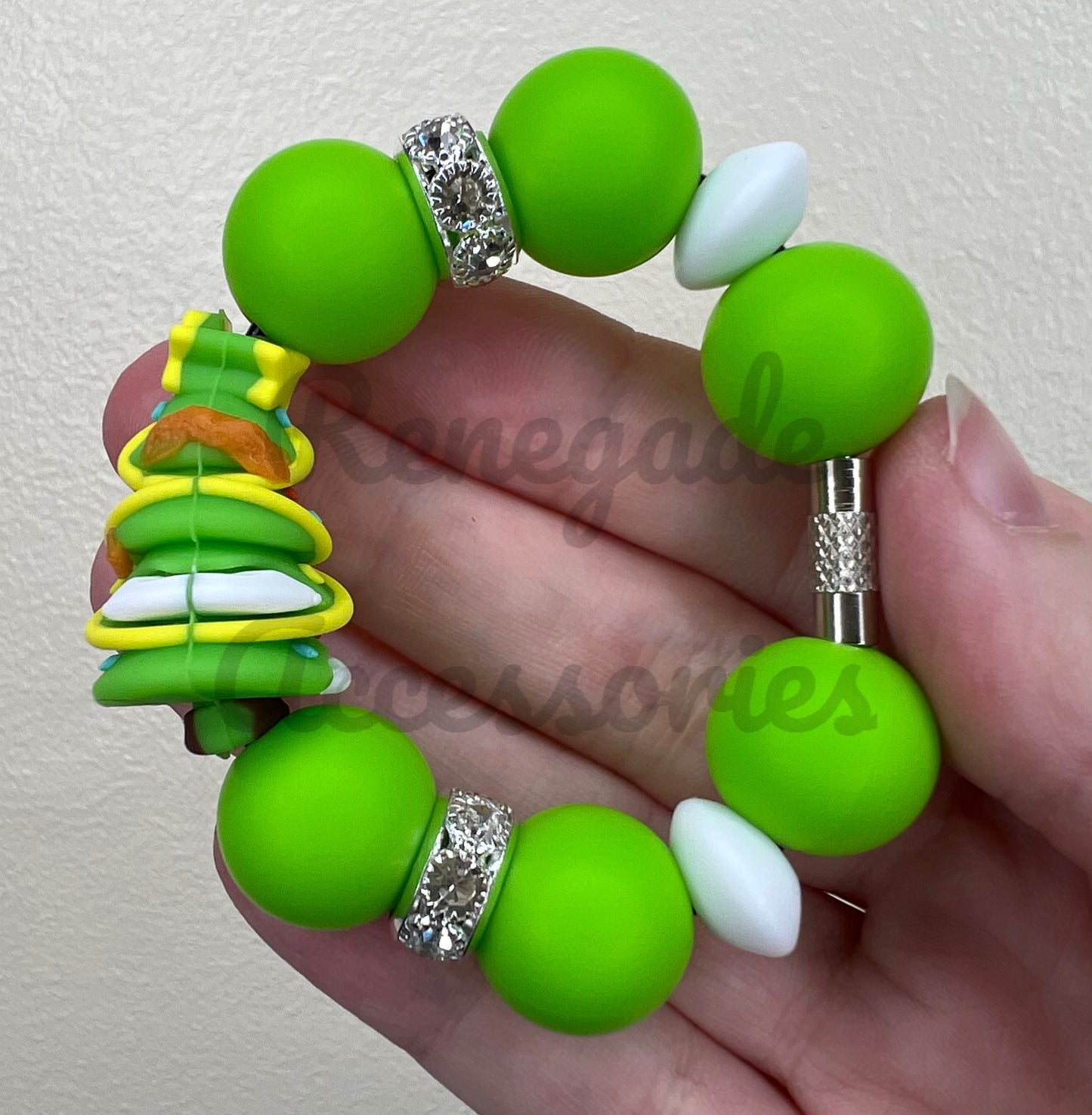Silicone Charm - Christmas Tree