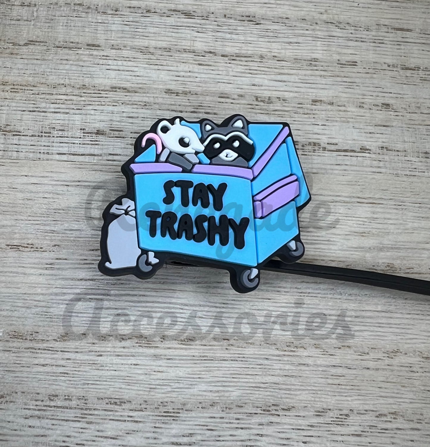 Straw Topper - Stay Trashy