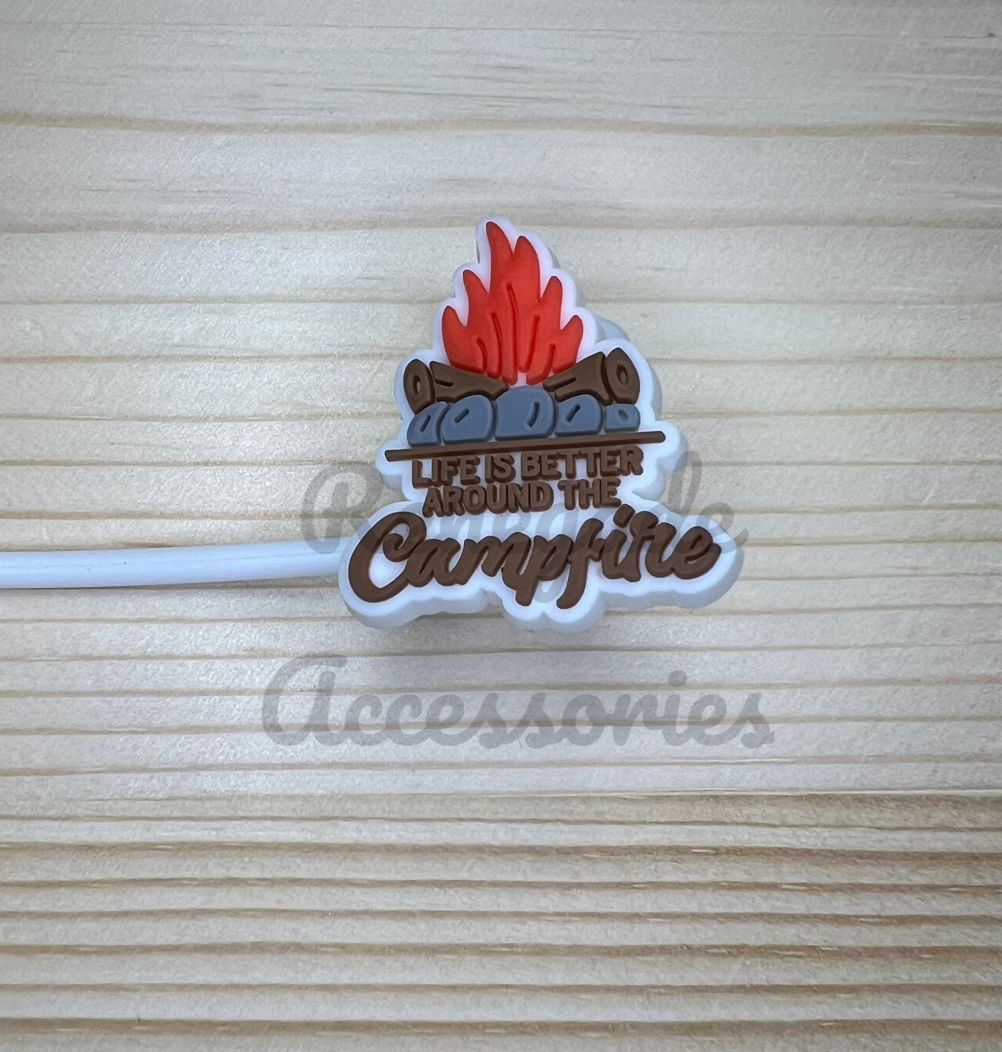 Straw Topper - Life Is Better Around The Campfire