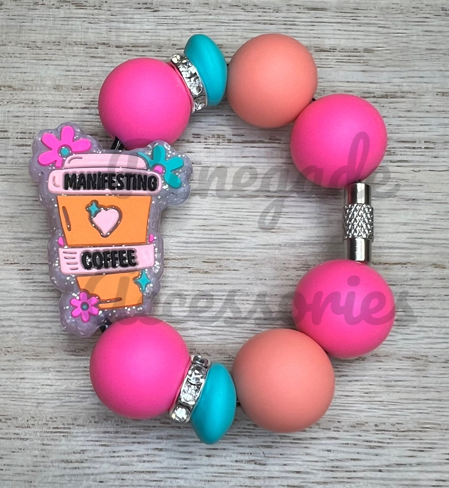 Silicone Charm - Manifesting Coffee