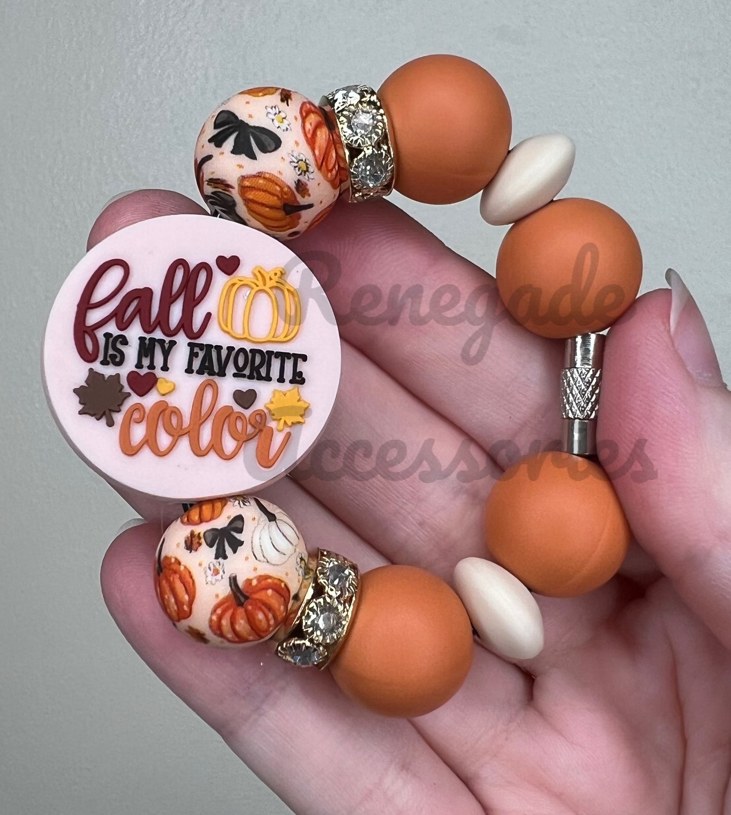 Silicone Charm - Fall Is My Favorite Color