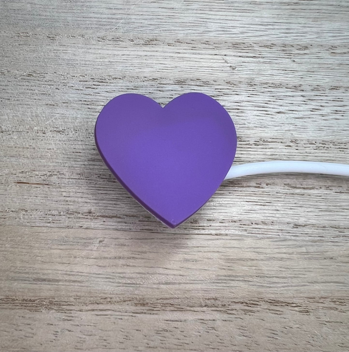Straw Topper - Purple Heart