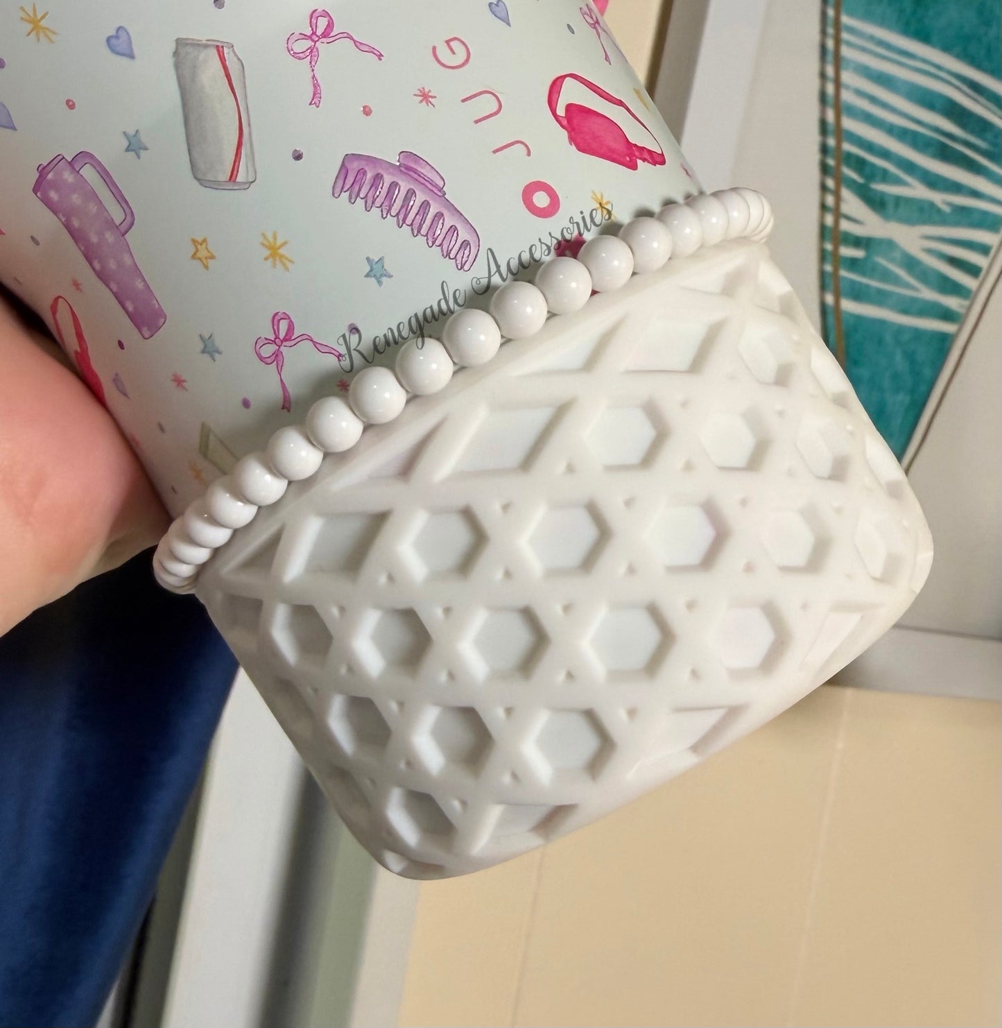 Bracelet Stack - White - Utah Mom - HYDROJUG