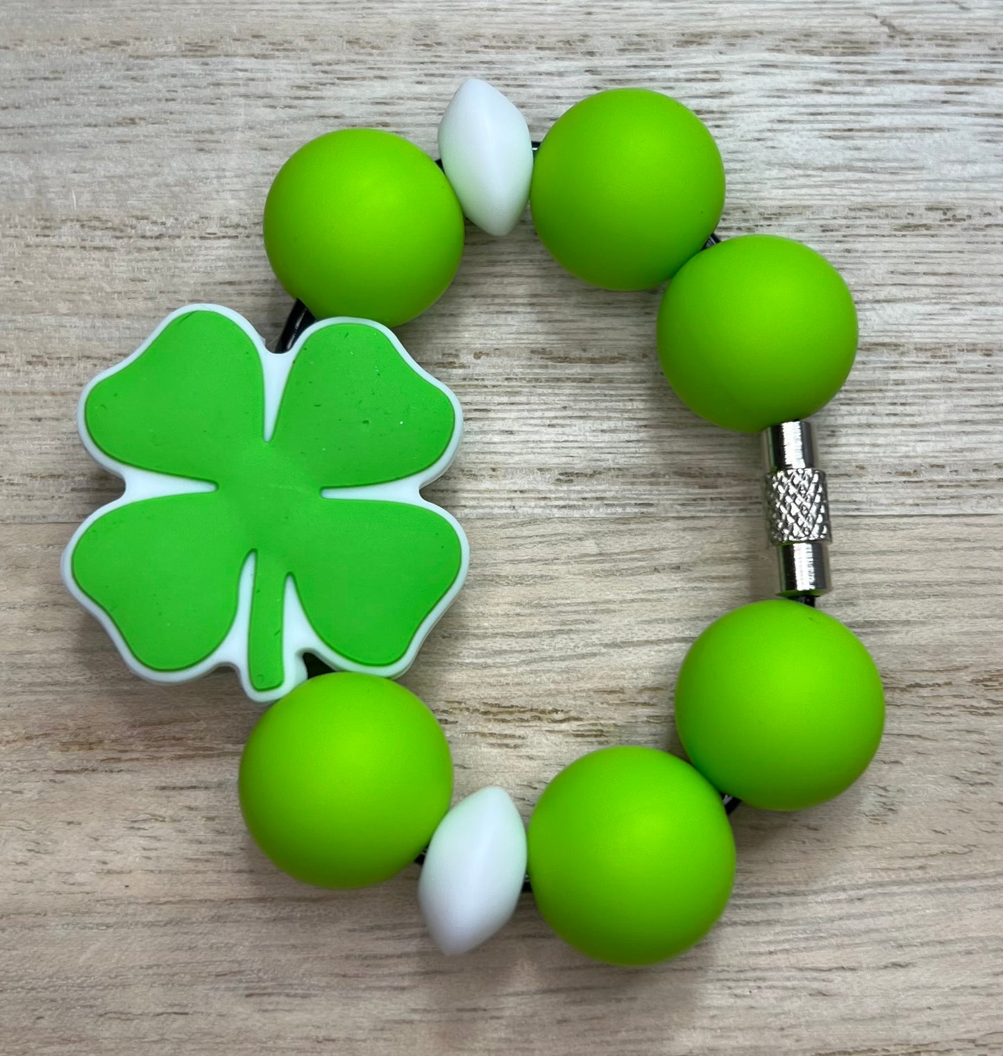 Silicone Charm - Four Leaf Clover