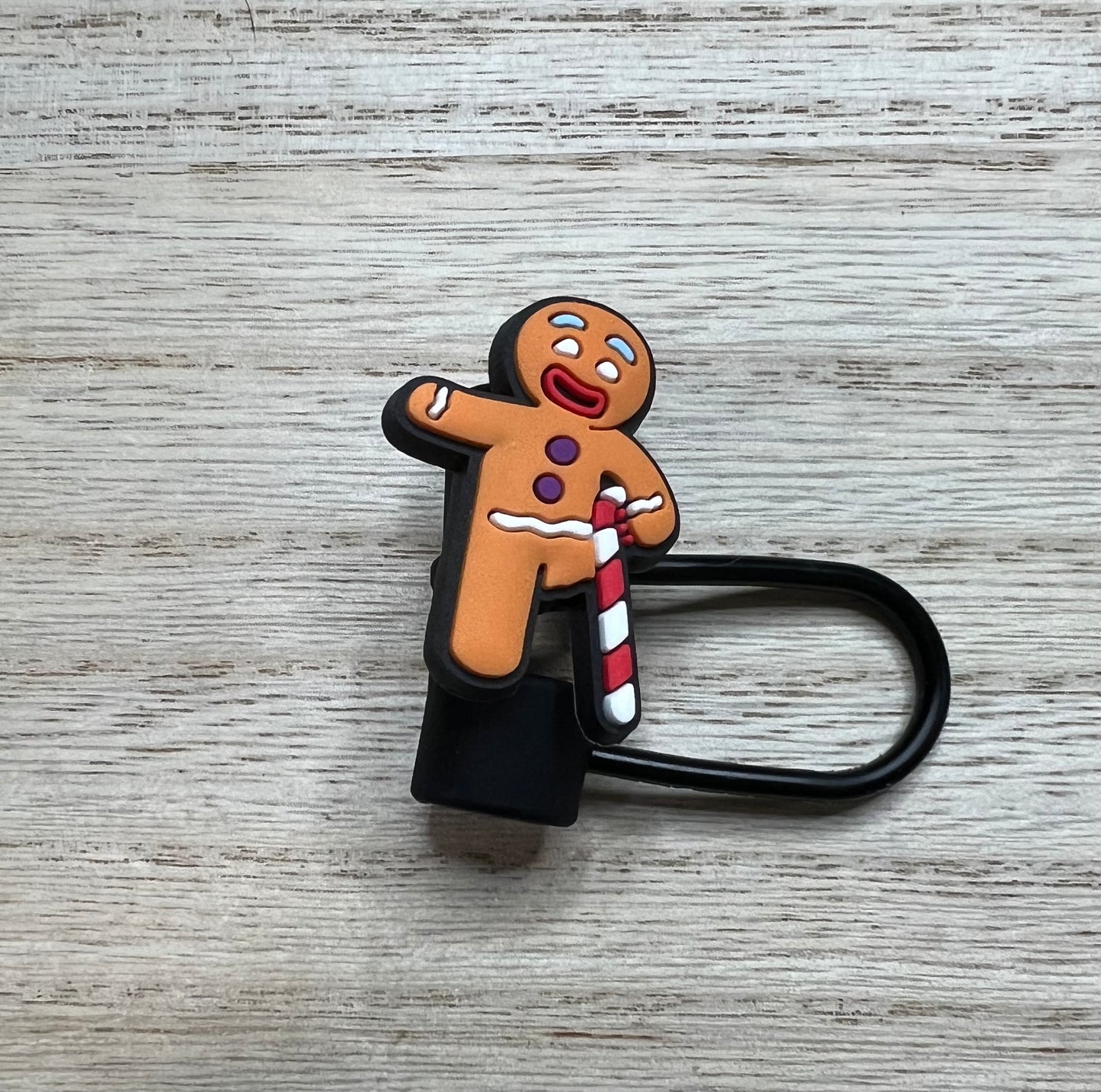 Straw Topper - Not The Gumdrop Buttons Gingerbread - Ogre Character