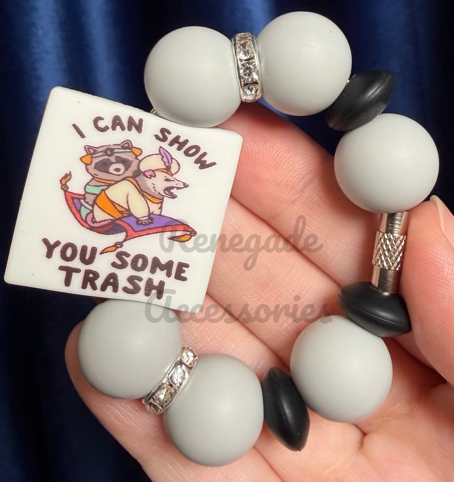 Silicone Charm - I Can Show You Some Trash