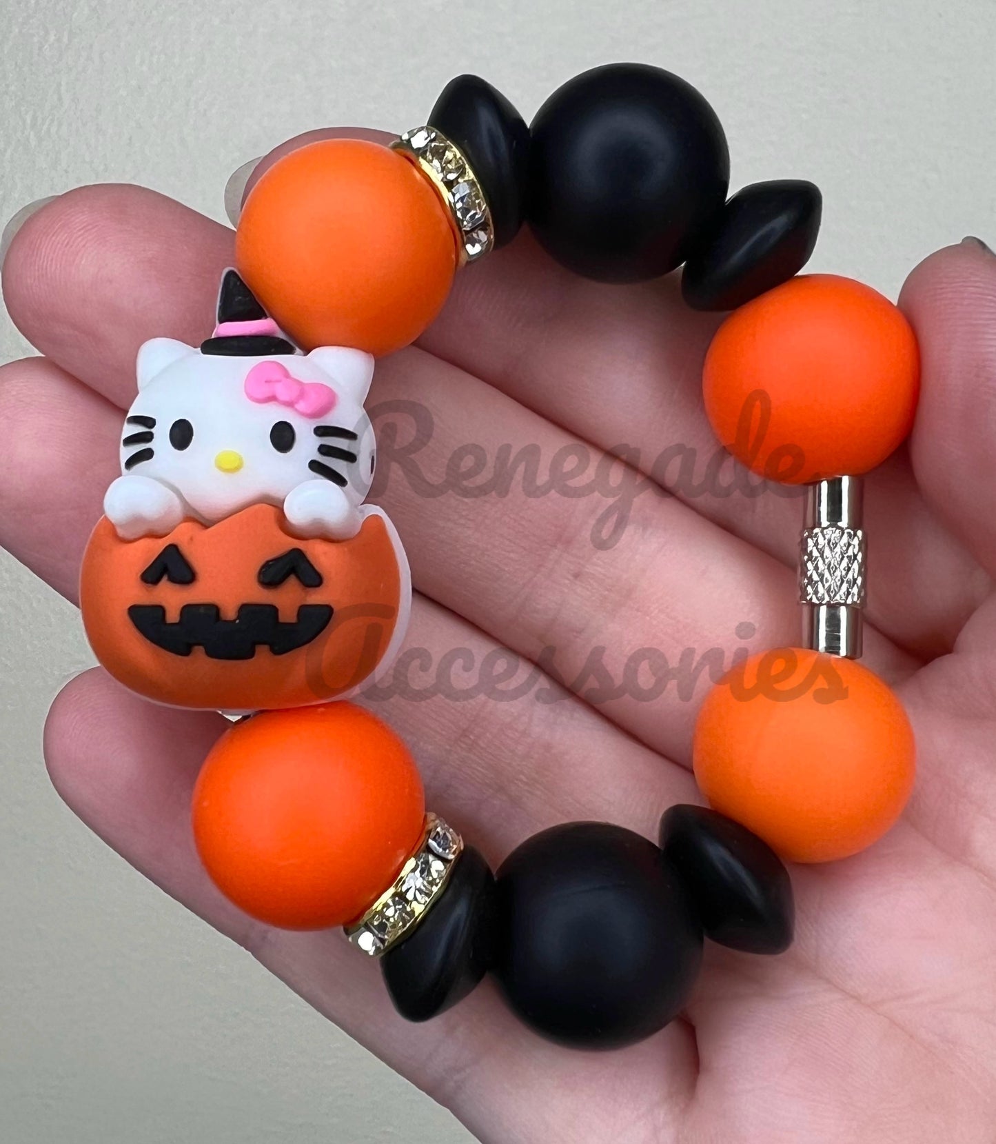 Silicone Charm - HK Pumpkin