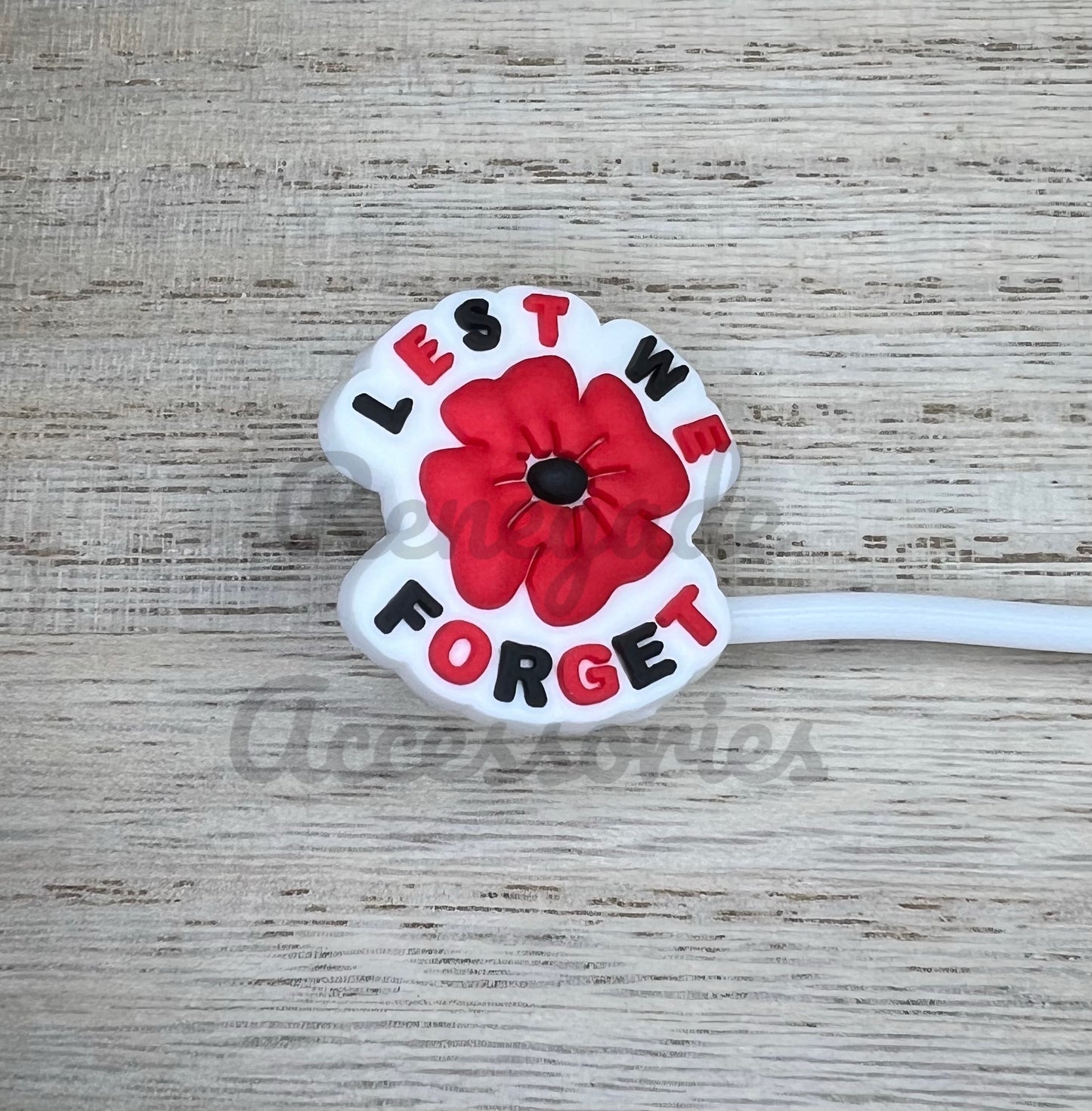 Straw Topper - Lest We Forget
