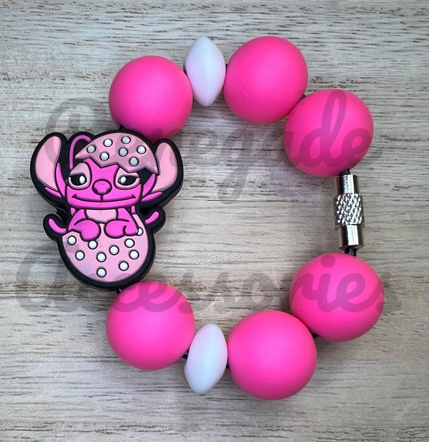 Silicone Charm - Blue Alien / Pink Alien Girl Easter Egg
