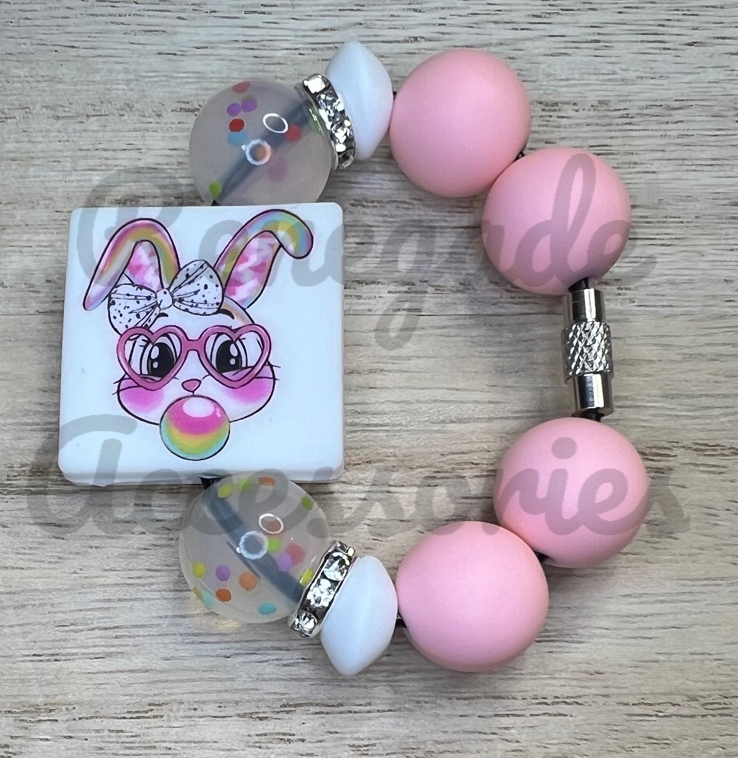 Silicone Charm - Bougie Bubblegum Bunny