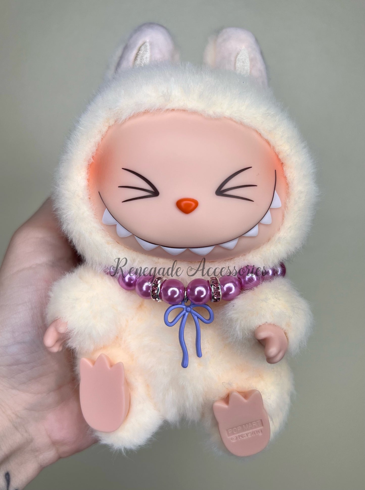 Bubu Necklace - Purple Bow/Lilac