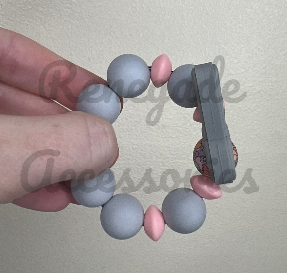 Silicone Charm - Bunny Ears