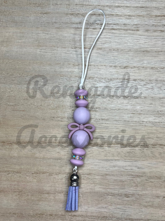 Silicone Charm - Enchanted Charms - Purple Bow