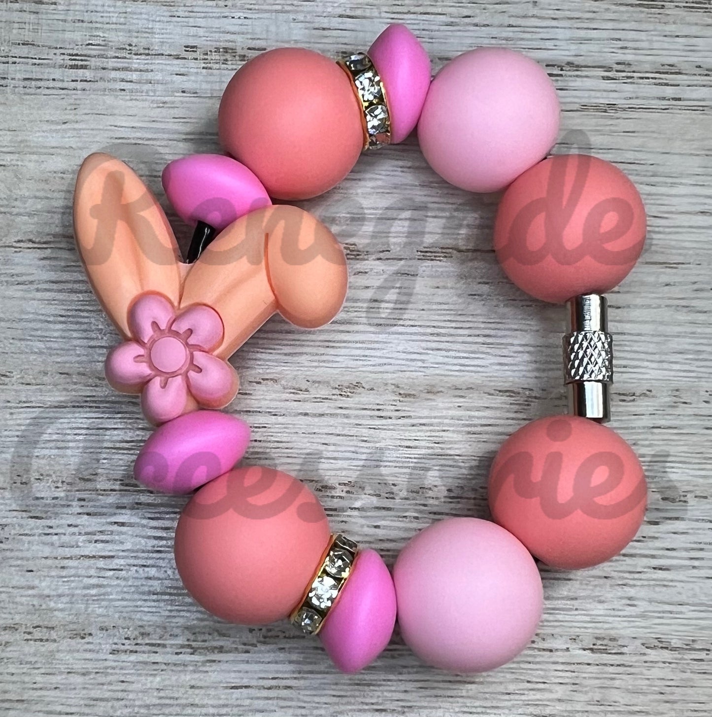 Silicone Charm - Bunny Ears