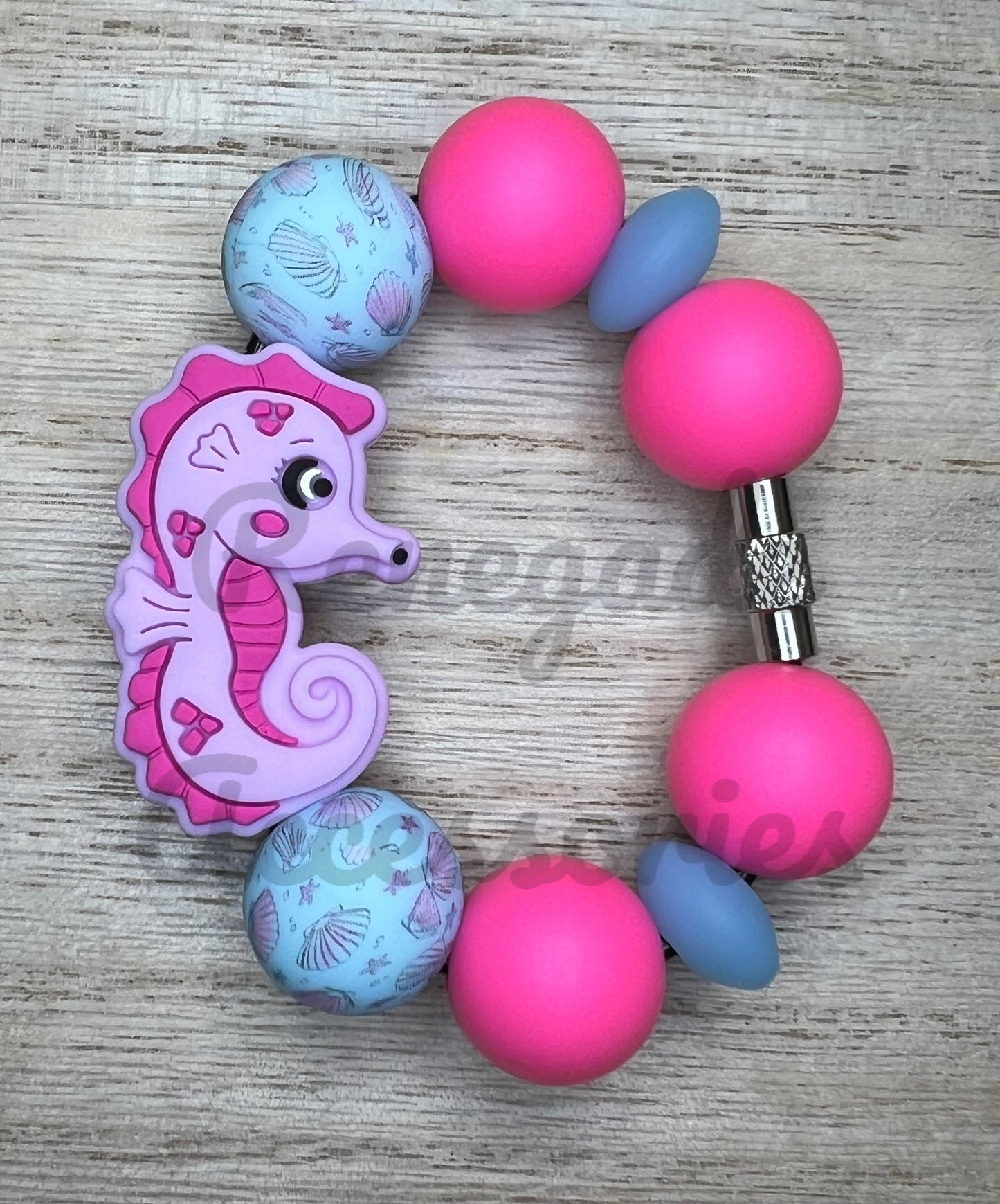 Silicone Charm - Seahorse