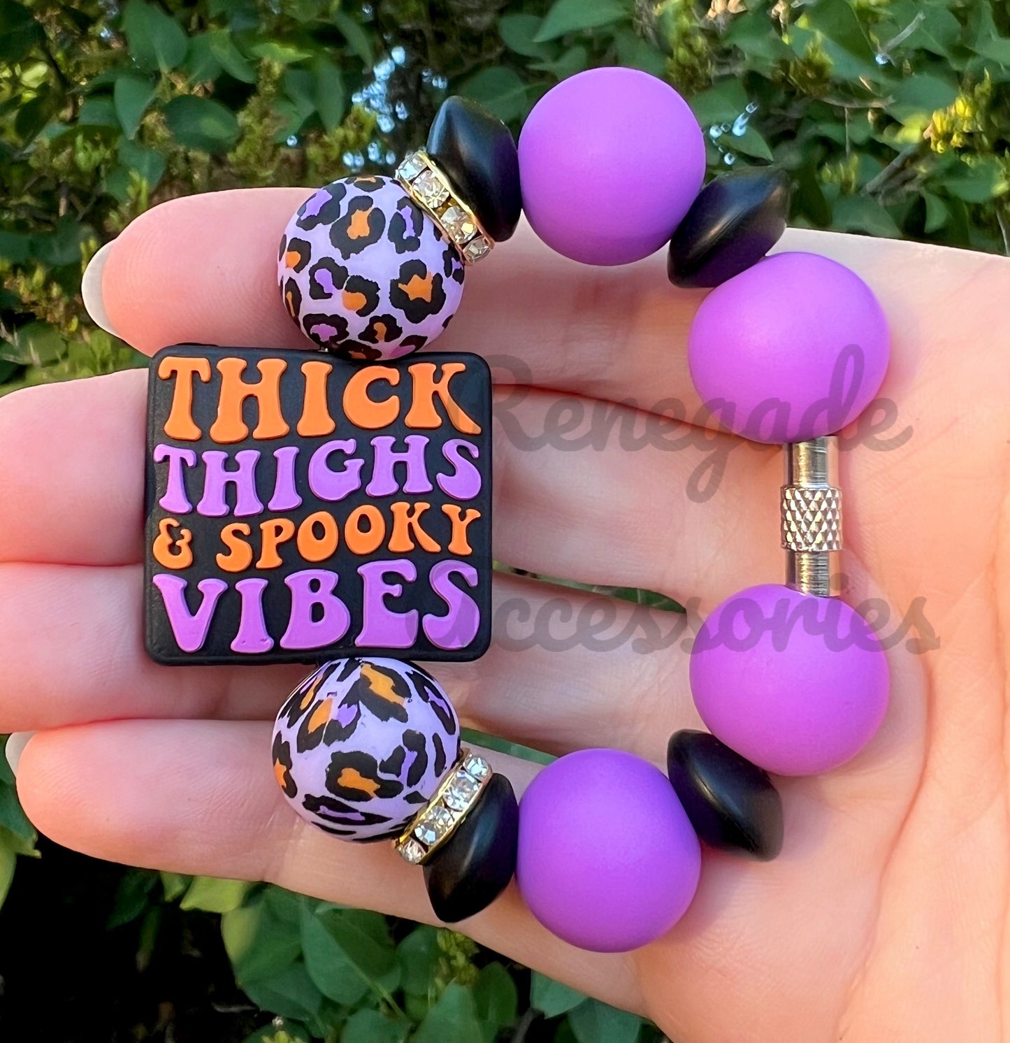 Silicone Charm - Thick Thighs & Spooky Vibes