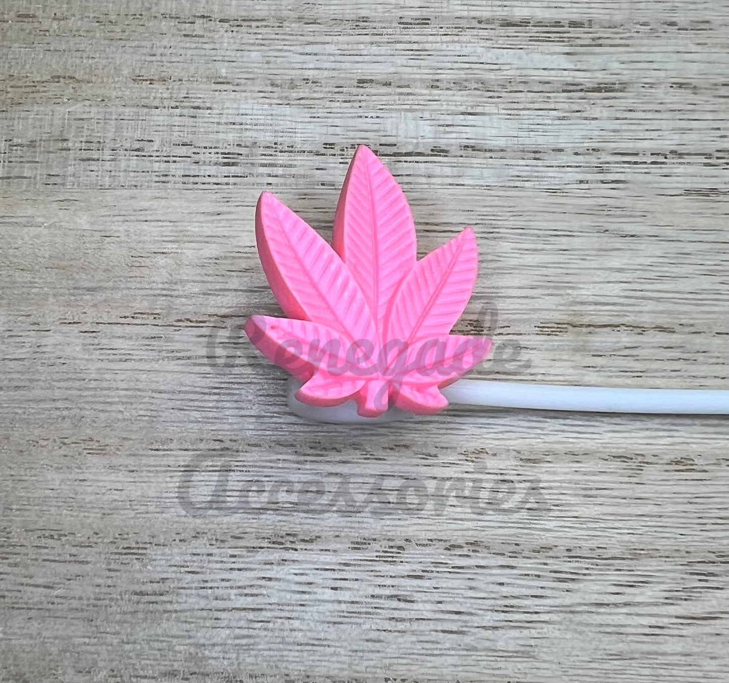Straw Topper - Resin - Pink 420 / Pastel Easter