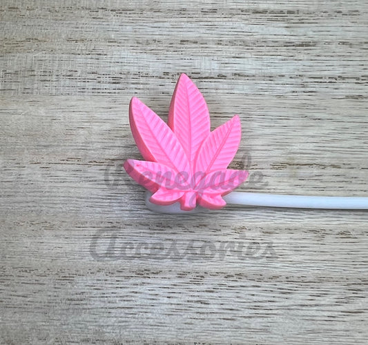 Straw Topper - Resin - Pink 420 / Pastel Easter