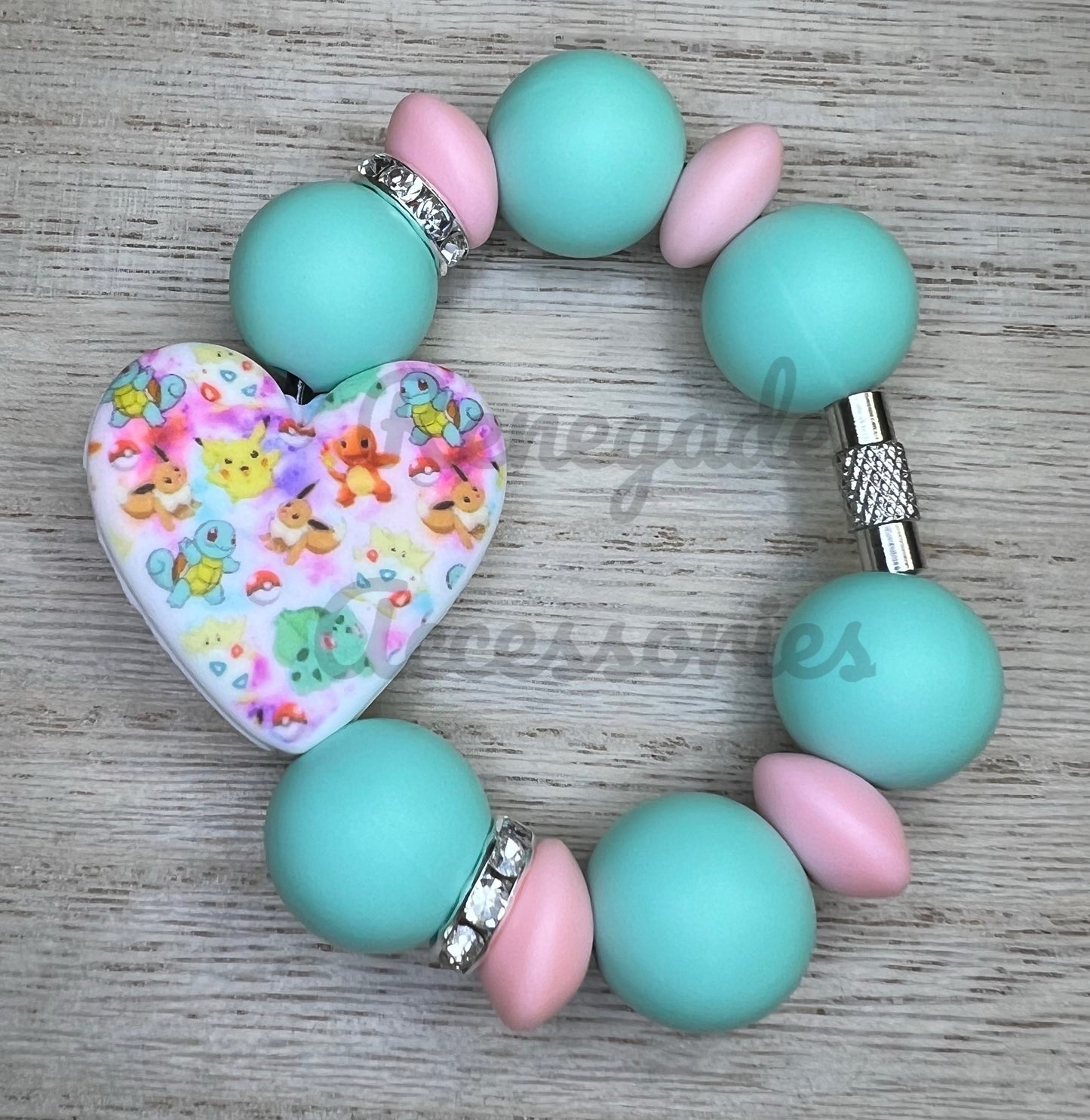 Silicone Charm - Trading Card Characters