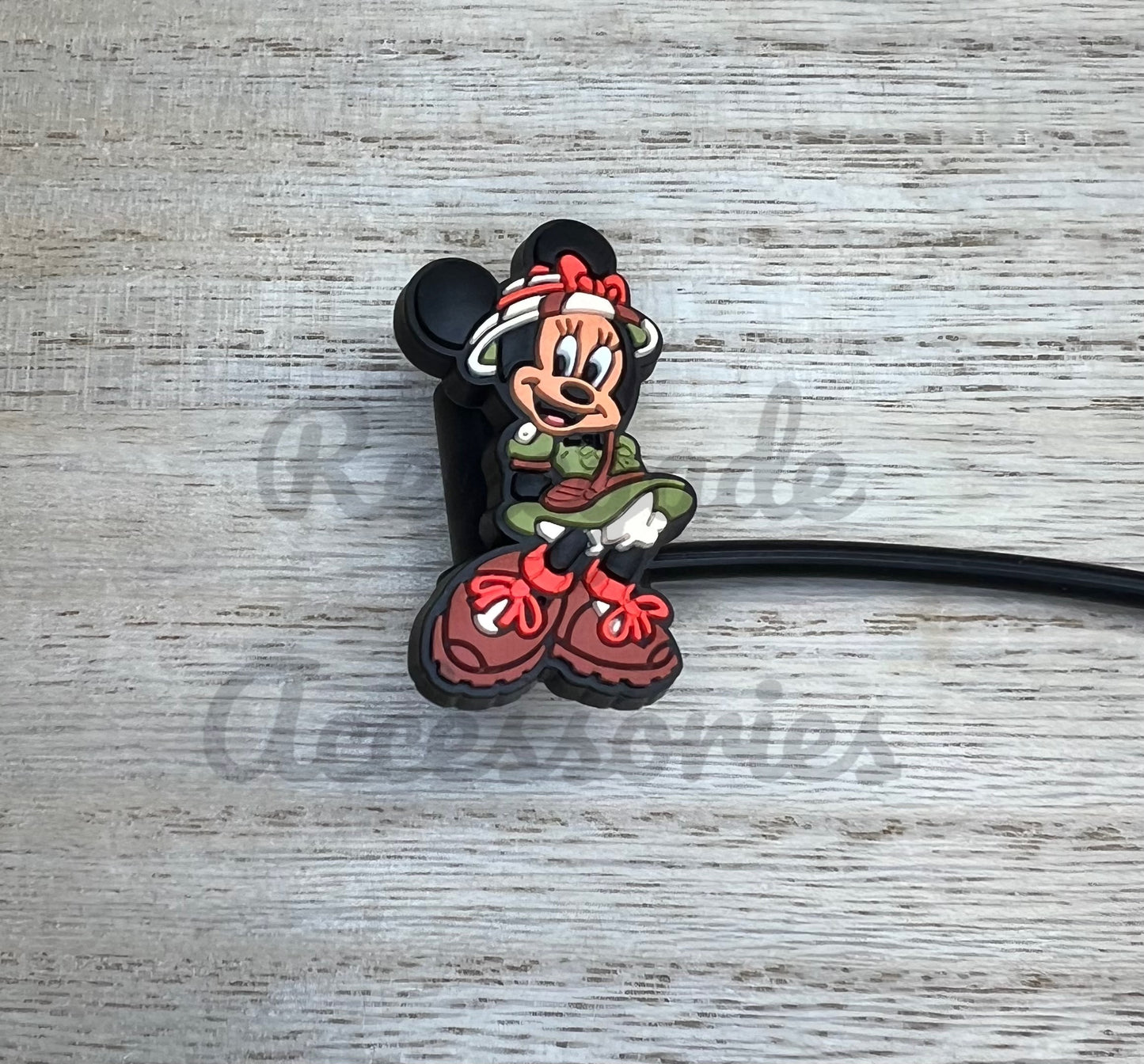 Straw Topper - Mouse Ears Girl