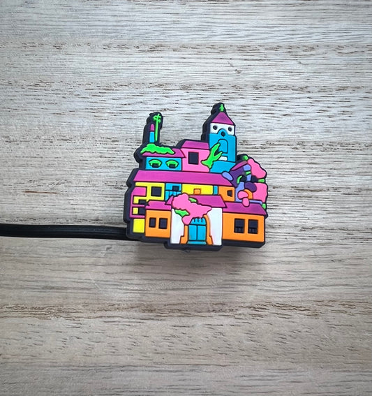 Straw Topper - Magic Character House