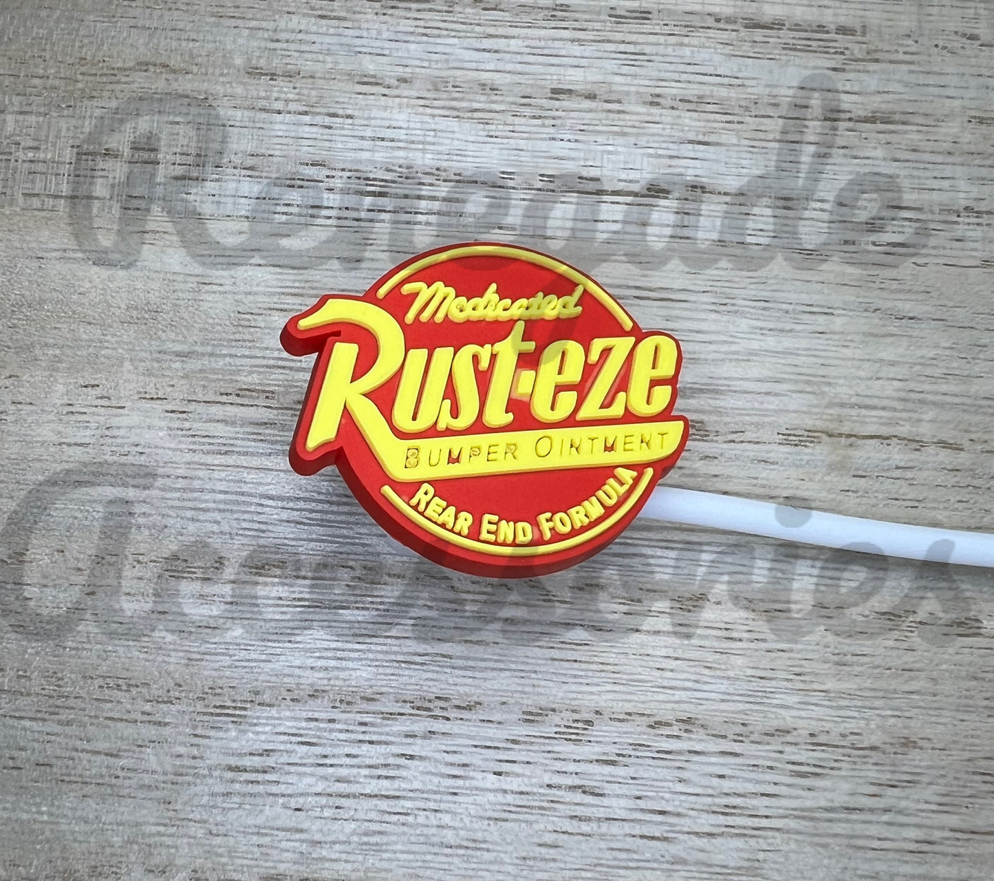 Straw Topper - Cars Character Rust-eze