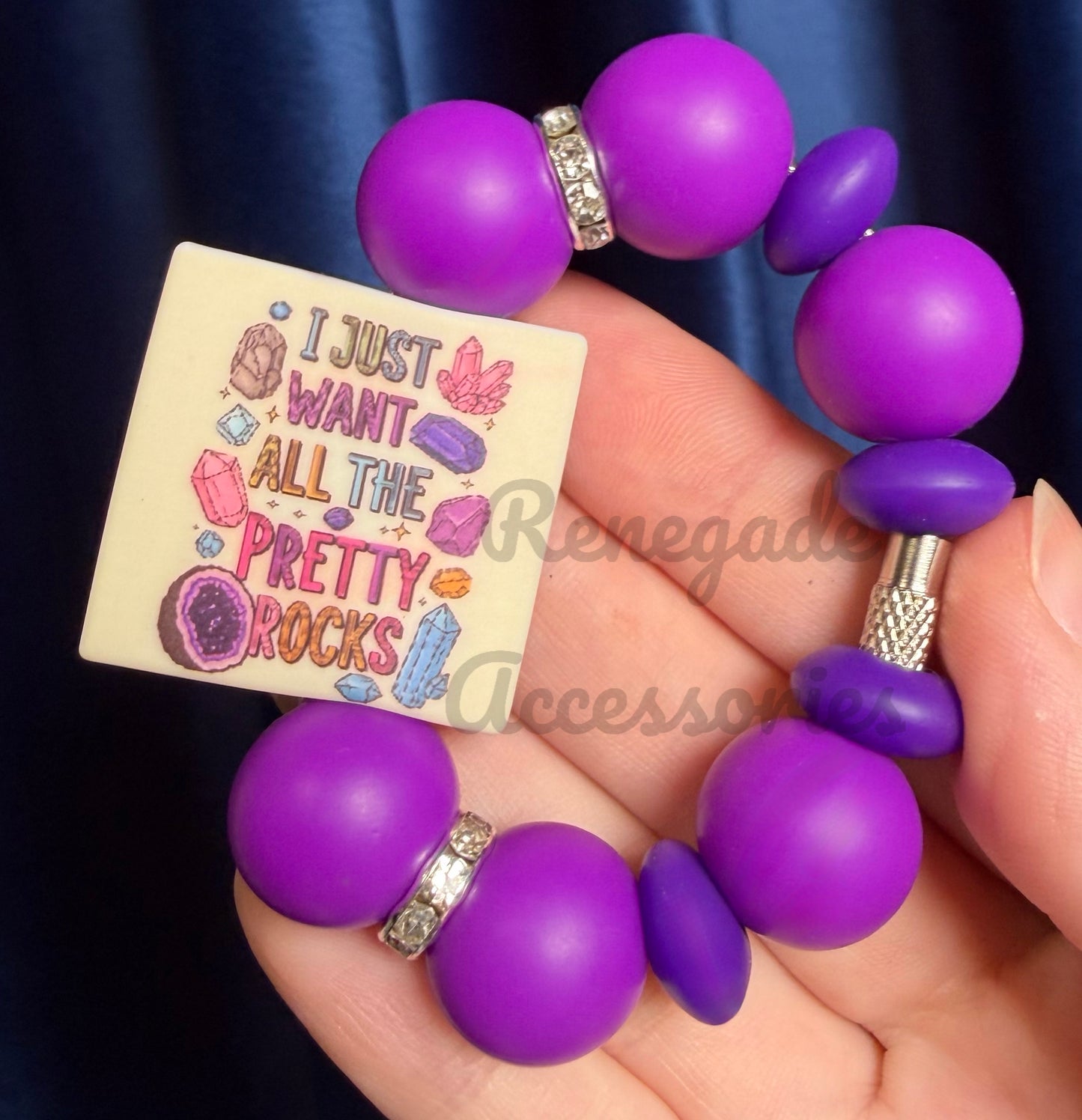 Silicone Charm - All The Pretty Rocks