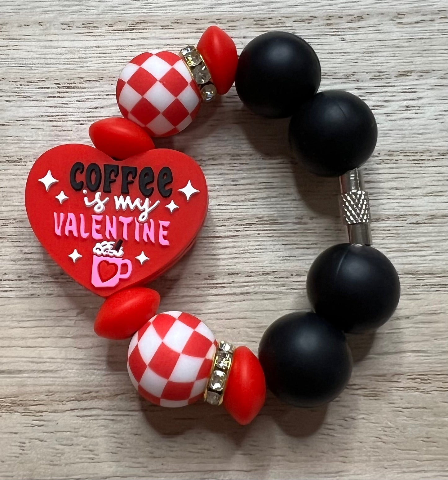 Silicone Charm - Coffee Is My Valentine
