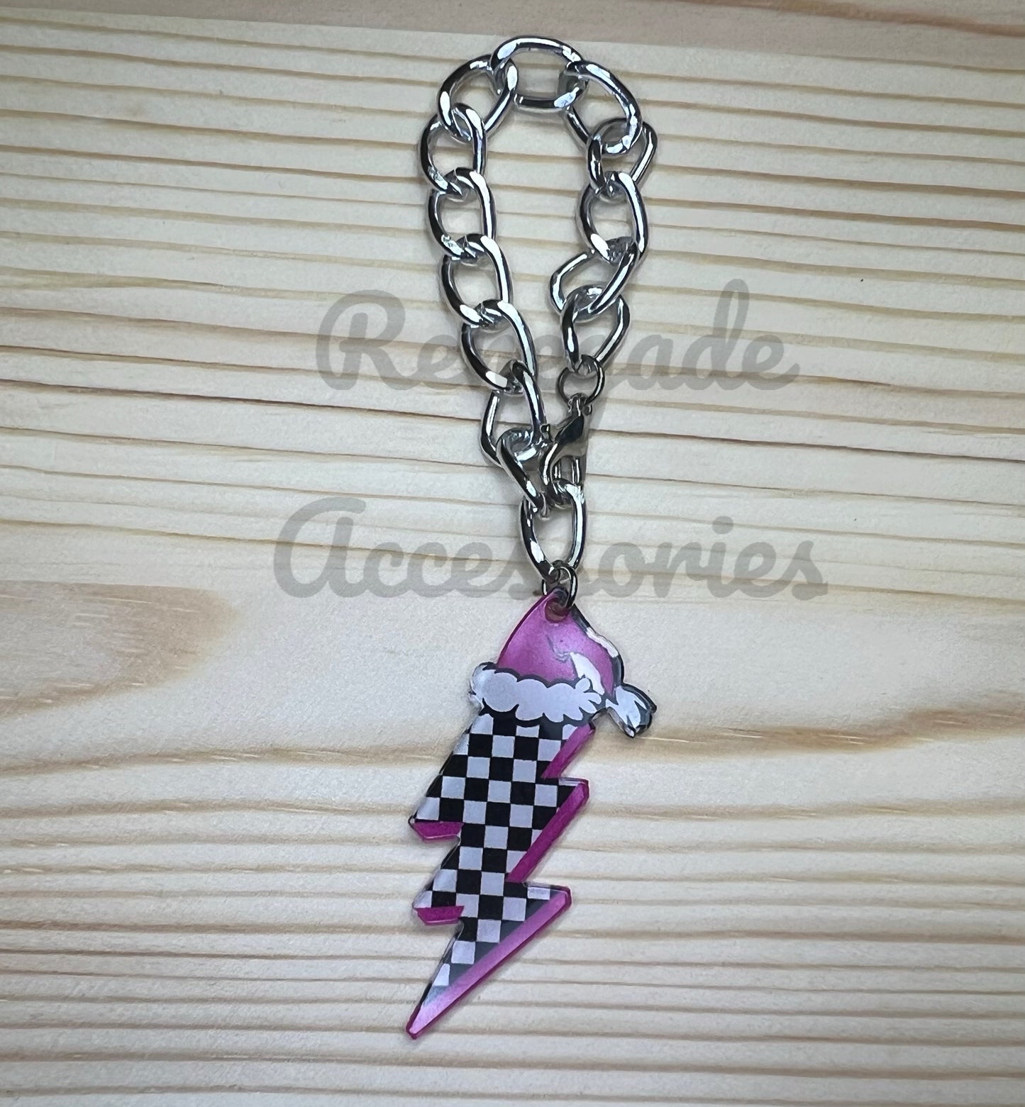 Metal Charm - Lightning Bolt