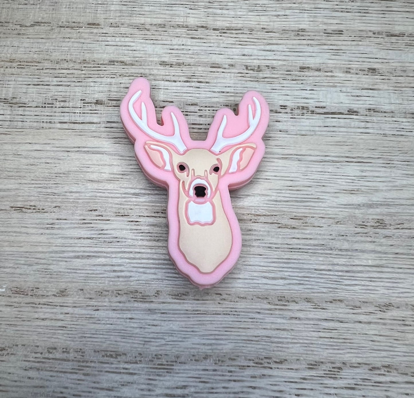 Focal Bead - Pink Deer