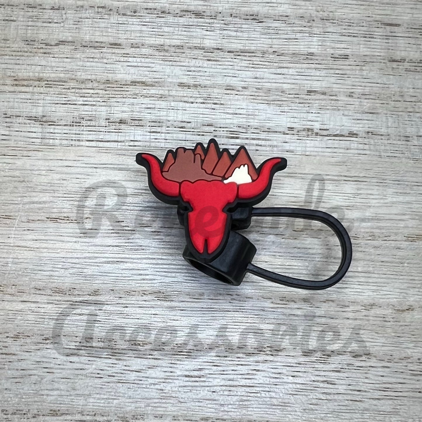 Straw Topper - Steer/Cow Skull